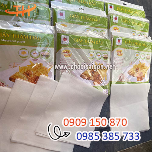 Giấy thấm dầu sỉ rẻ nhất HCM