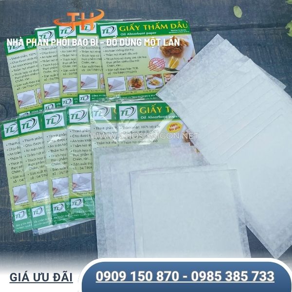 Giấy thấm dầu thực phẩm chất lượng tốt