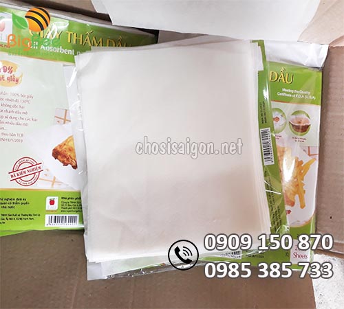 giấy thấm dầu thực phẩm giá sỉ tại công ty Thu Hồng