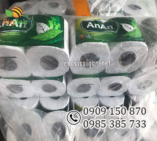 Giấy vệ sinh An An 2 lớp giá rẻ tốt nhất cho các đại lý