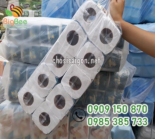 Giấy vệ sinh E'mos Classic 2 lớp sỉ rẻ, uy tín