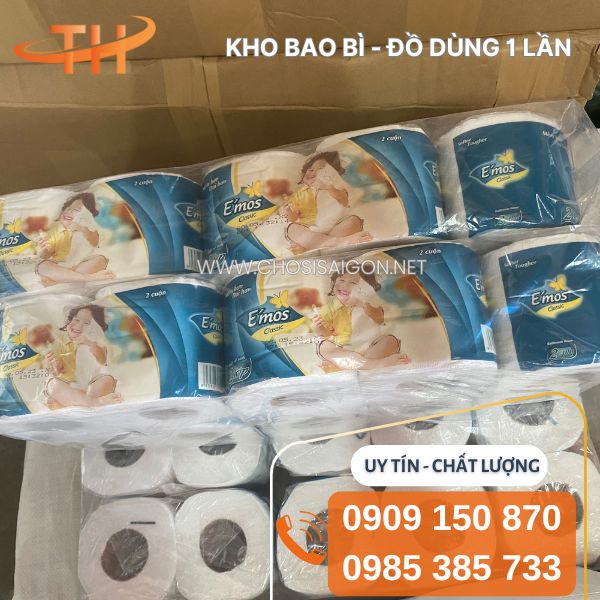 Giấy vệ sinh E'mos giá rẻ