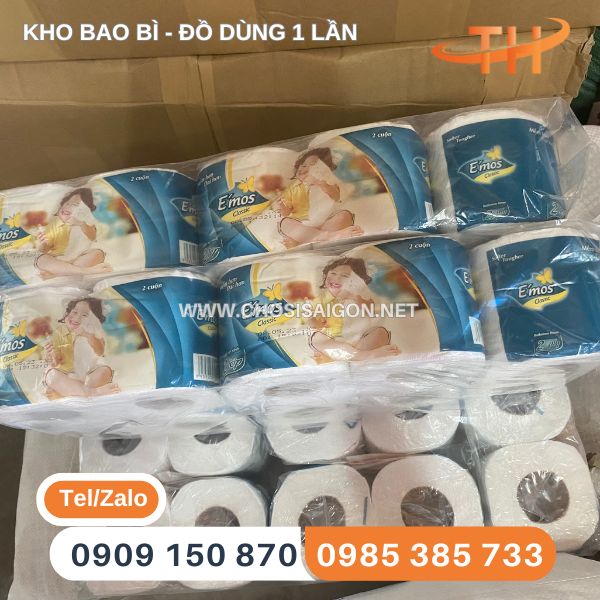 Giấy vệ sinh E'mos giá tốt nhất tại xưởng