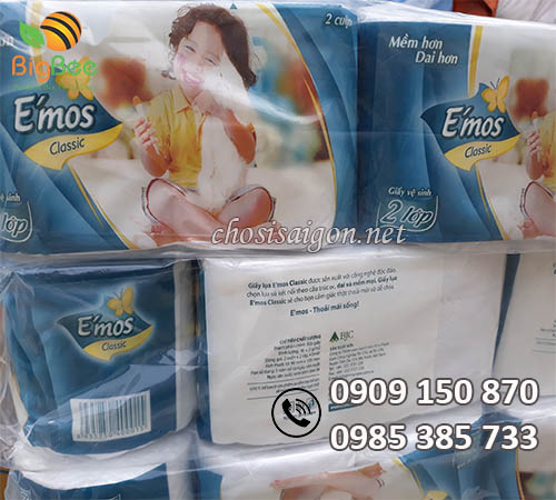 Giấy vệ sinh E'mos giá rẻ