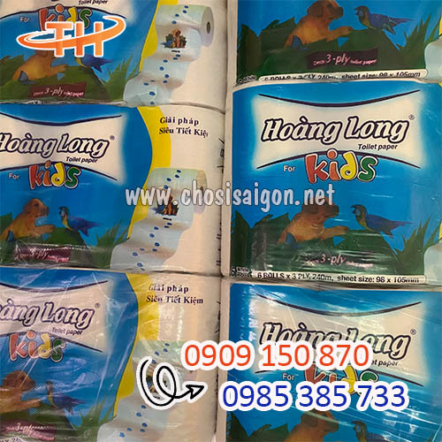 Giấy vệ sinh Hoàng Long kids giá rẻ ưu đãi
