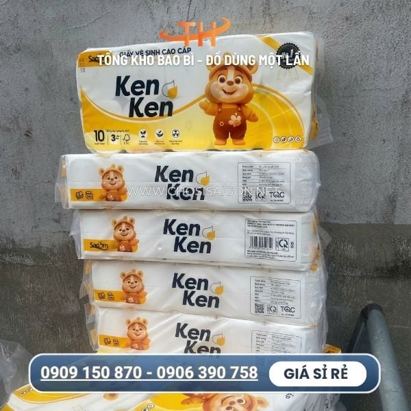 Giấy vệ sinh cao cấp Ken Ken