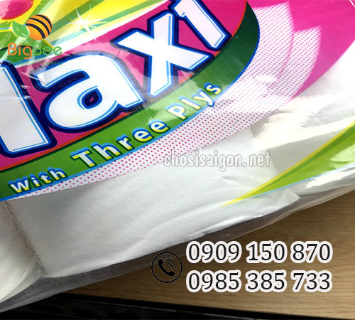 Giấy vệ sinh Maxi 3 lớp x 6 cuộn giá rẻ ưu đãi