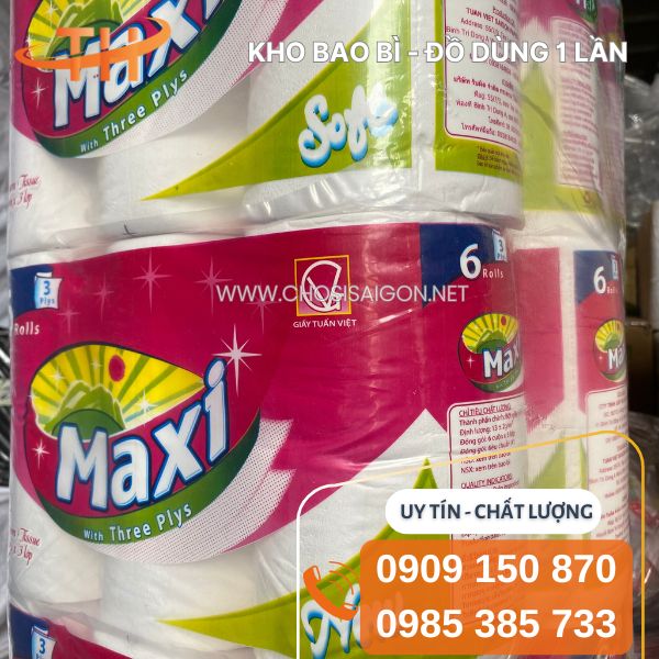 Giấy vệ sinh Maxi giá tốt HCM