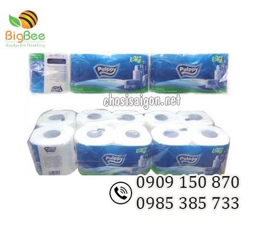 Giấy vệ sinh Pulppy 10 cuộn x 2 lớp mua giá rẻ nhất