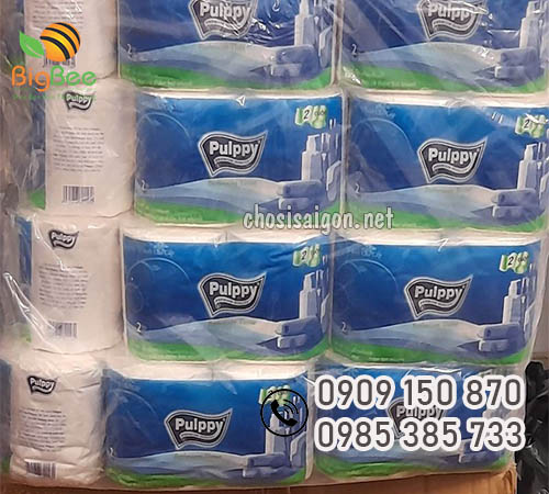 Giấy vệ sinh Pulppy sỉ rẻ tại Bình Chánh