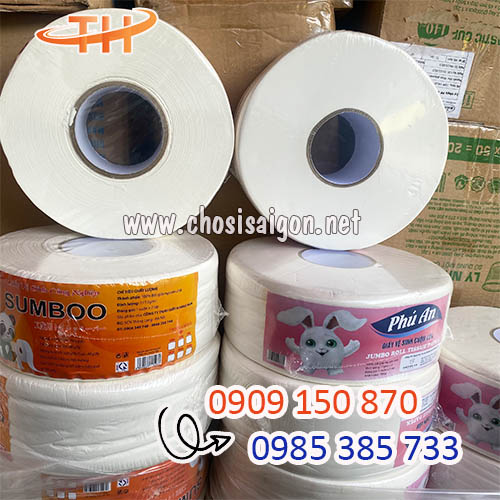 Giấy vệ sinh cuộn 700g Sumboo, Phú An sỉ rẻ HCM