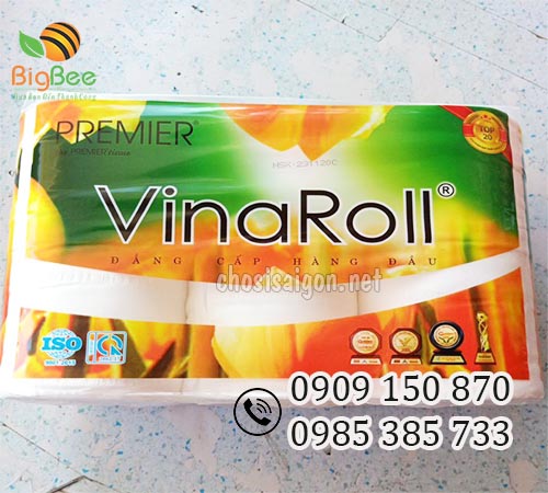 Giấy vệ sinh VinaRoll 3 lớp giá rẻ, uy tín