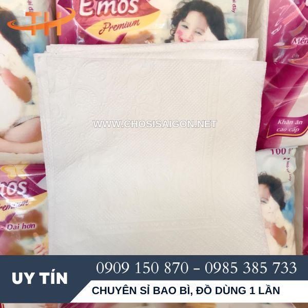 Giấy vuông E'mos dai, bền, tốt 100 tờ sỉ giá rẻ