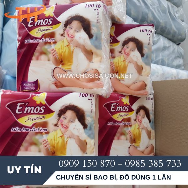 Giấy vuông E'mos 100 tờ giá tốt