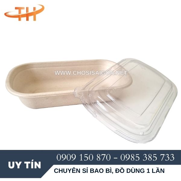 Hộp bã mía 1 ngăn sỉ rẻ HCM