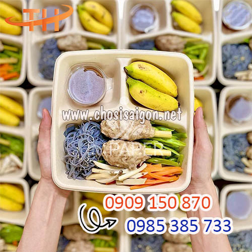 Hộp bả mía 3 ngăn chịu nhiệt tốt giá rẻ