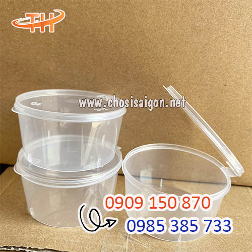 Hộp nhựa đựng nước chấm 3oz nắp liền sỉ rẻ