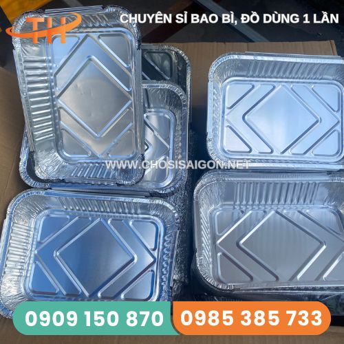 Hộp giấy bạc dùng trong lò vi sóng, lò nướng, nồi chiên không dầu