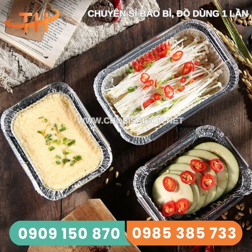 Hộp giấy bạc đựng thức ăn