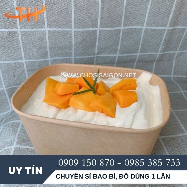 Hộp giấy bento đựng thực phẩm giá rẻ tại kho