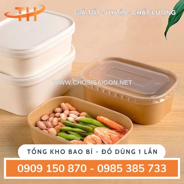 Hộp giấy bento – lựa chọn thông minh cho quán ăn hiện đại