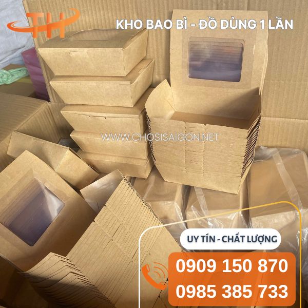 Hộp giấy cửa sổ chống thấm dầu tốt giá sỉ rẻ