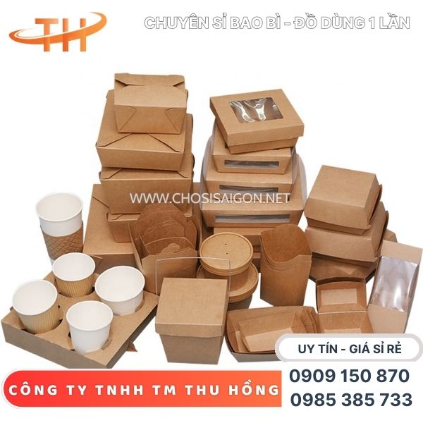Hộp giấy đựng thức ăn mang đi