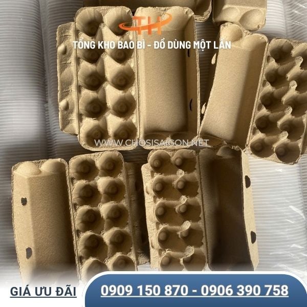 Hộp giấy đựng trứng 10 quả cho các cơ sở trứng
