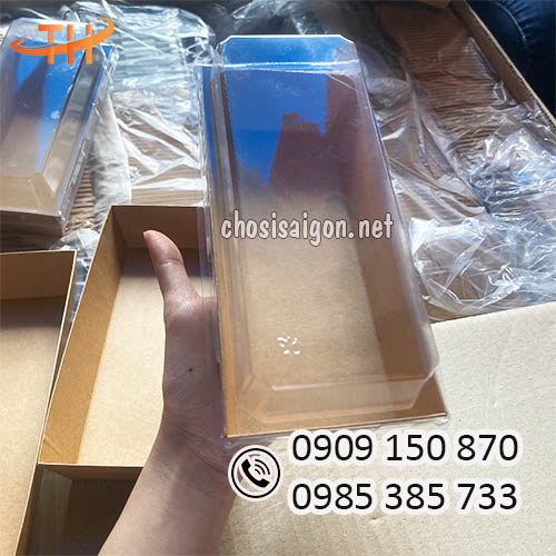 Sỉ rẻ khay giấy, hộp giấy kraft đựng thức ăn an toàn