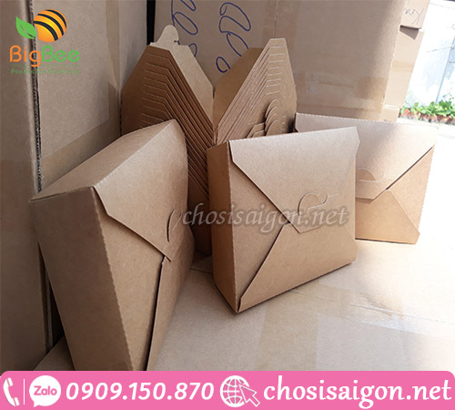 Hộp giấy kraft có nắp gài đủ kích thước giá rẻ tại nhà cung cấp Thu Hồng