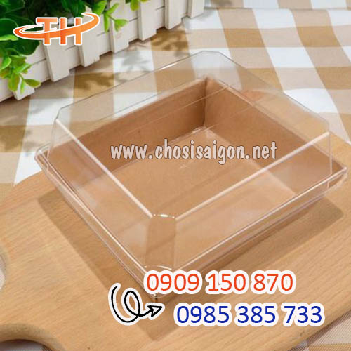 Hộp giấy nắp nhựa giá sỉ rẻ