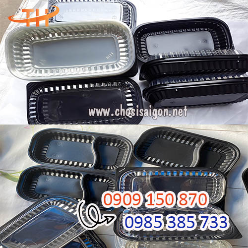 Hộp nhựa 1 ngăn 2 ngăn giá sỉ rẻ HCM