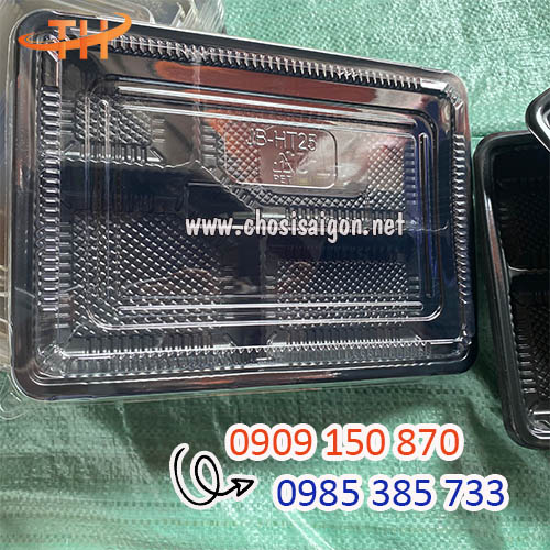 Hộp nhựa 4 ngăn HT25 rẻ uy tín