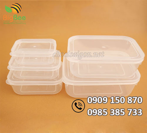Hộp nhựa 650ml 750ml đựng thực phẩm