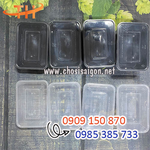 Hộp nhựa chữ nhật trắng, đen giá rẻ, chất lượng tốt
