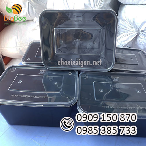Hộp nhựa chữ nhật đựng thực phẩm sỉ rẻ
