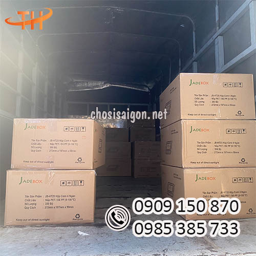 Hộp nhựa đế đen HT25 4 ngăn sẵn kho giá ưu đãi