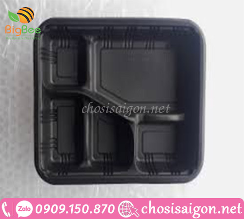 Cung cấp hộp nhựa đế đen 5 ngăn giá sỉ rẻ