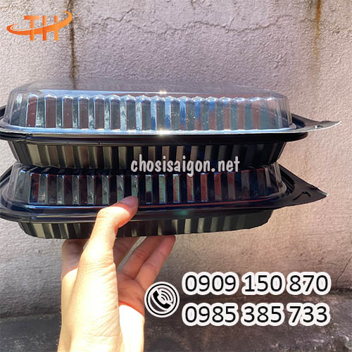 Hộp nhựa đế đen HT203 chịu nhiệt tốt giá bán rẻ