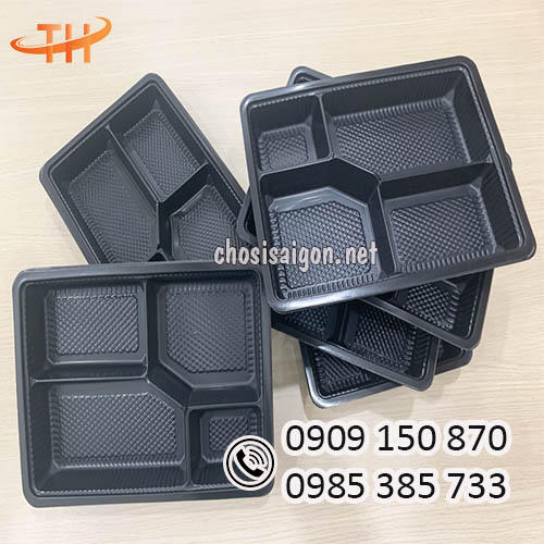 Hộp nhựa HT25 4 ngăn cao cấp, sỉ rẻ tại TP.HCM