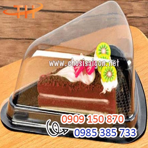 Hộp nhựa tam giác dùng 1 lần sỉ rẻ HCM