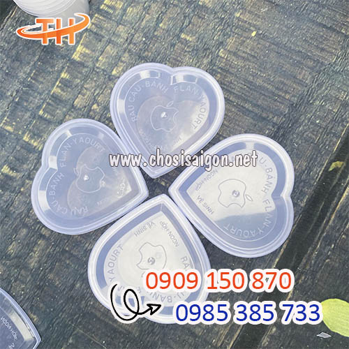 Hộp nhựa đựng bánh flan giá rẻ