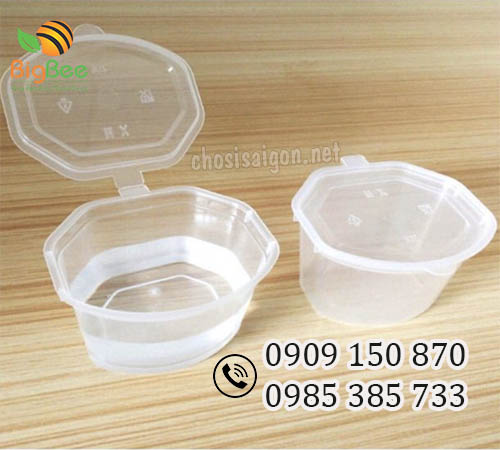 Hộp nhựa đựng nước sốt, nước chấm an toàn, chất lượng giá rẻ