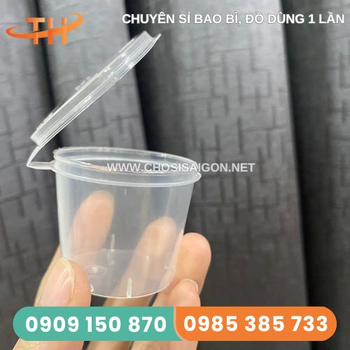 Hộp nhựa đựng nước chấm 1oz