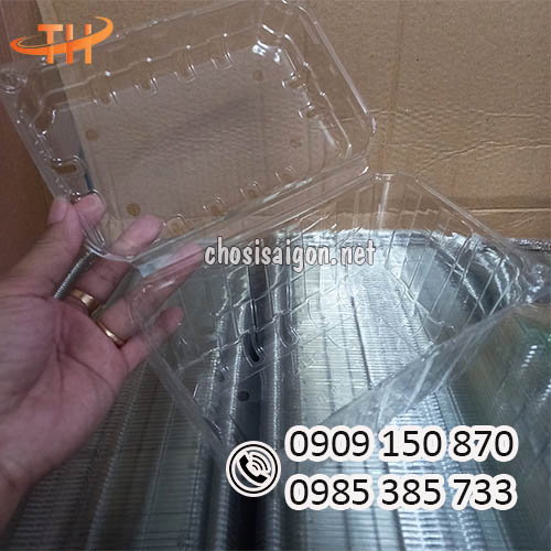 Hộp nhựa đựng trái cây 1 ký 330 cái/thùng giá sỉ rẻ