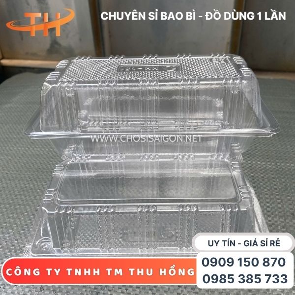 Hộp nhựa H151 đựng bánh