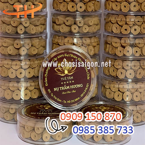 Hộp nhựa tròn cứng mica đựng trầm hương sỉ giá rẻ