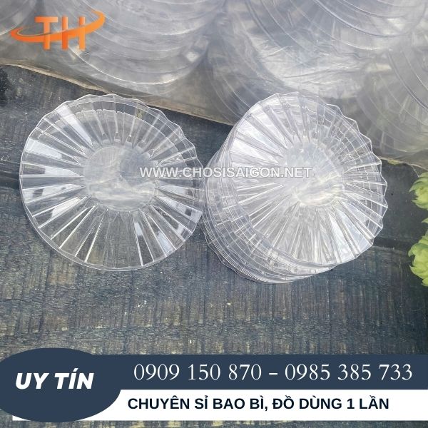 Hộp nhựa tròn mica nắp mặt trời sỉ rẻ