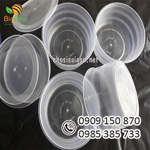 Hộp nhựa, thố nhựa 500ml dùng 1 lần giá sỉ rẻ