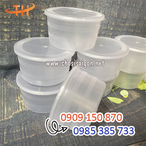 Hộp nhựa tròn 500ml giá sỉ